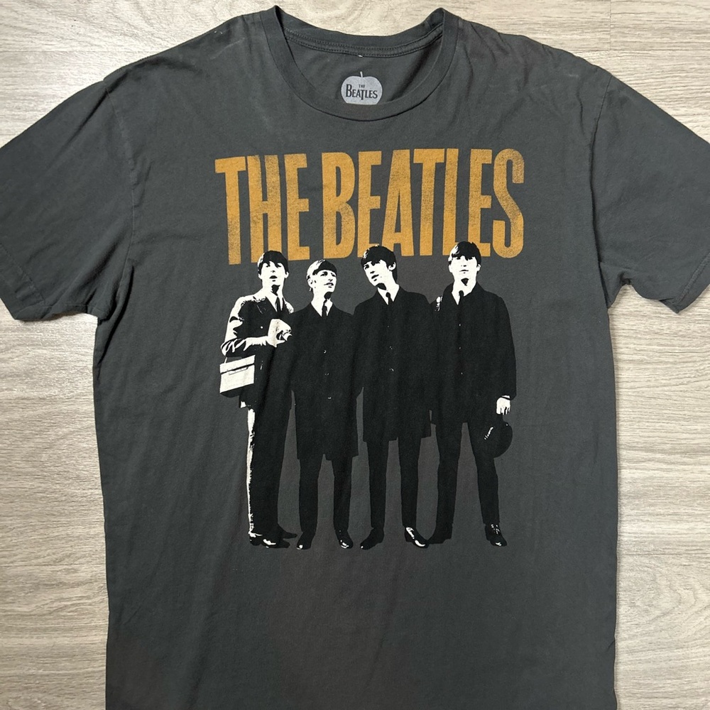 The Beatles Gray Graphic T-Shirt